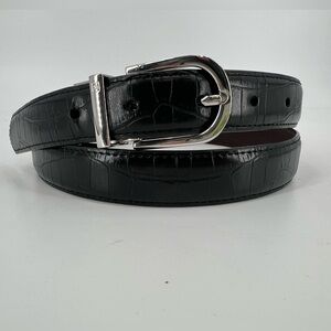 Reversible Chaps Black‎ / Brown Leather Belt 38